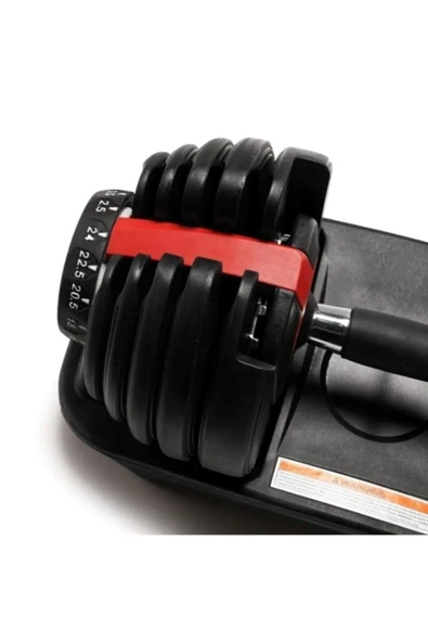 CKSpor 40 Kg Ayarlanabilir Dambıl Seti Mekanizmalı Ayarlanır Kilogramlı  Dambıl - 5