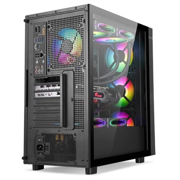 Segotep Endura 1 Siyah 750w 80+ Bronze Pcıe 5.0 Midi Tower Gaming Kasa - 6