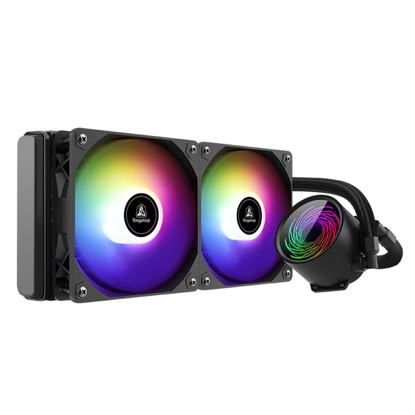 Segotep Bevere 240 Argb Siyah Sıvı İşlemci Soğutucusu Am5 Ve Lga1700 Uyumlu