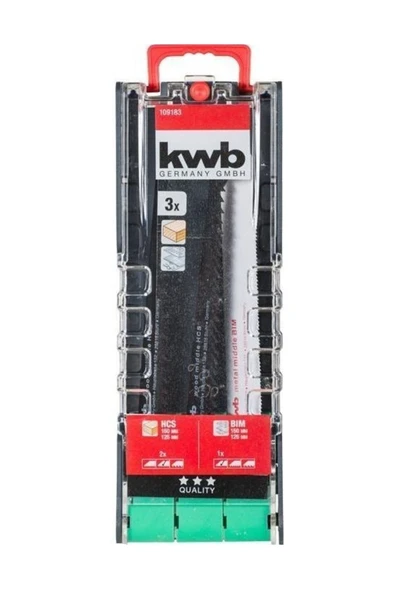 Einhell Kwb Kılıç Testere Yedek Bıçak Seti 3 Parça 49109183