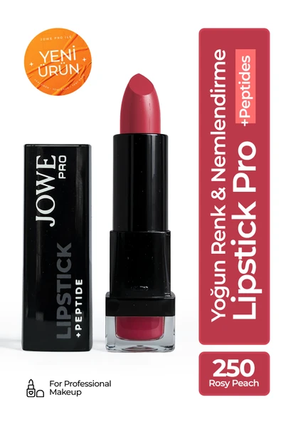 Professional Yoğun Renk Ve Nemlendirme Sağlayan Peptide İçerikli Ruj Rosy Peach