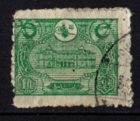 EABİ-1913 Yeni Postane Resimli Posta Pulları 10 Para (op1332) - 1