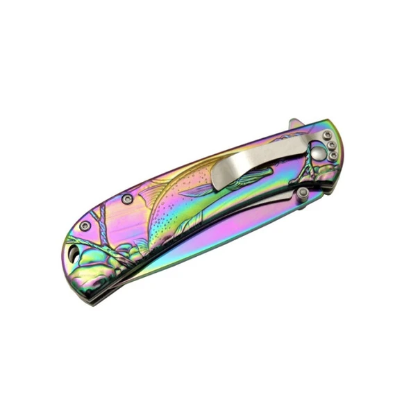 Balık Çakı Gökkuşağı Ürün Kodu: YST5954RB 20 CM - Resim 2