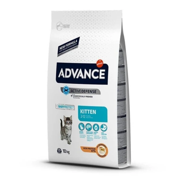 Advance Kitten Tavuklu Yavru Kedi Maması 10 Kg ürün görseli 1