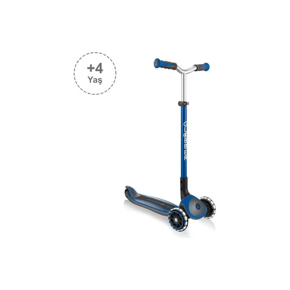 Globber Master Işıklı Katlanabilir Scooter - Lacivert
