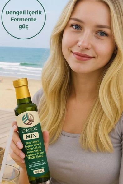 MİX DETOX SİRKESİ 250 ML+ KAYISI DETOX SİRKESİ 250 ML - Resim 6