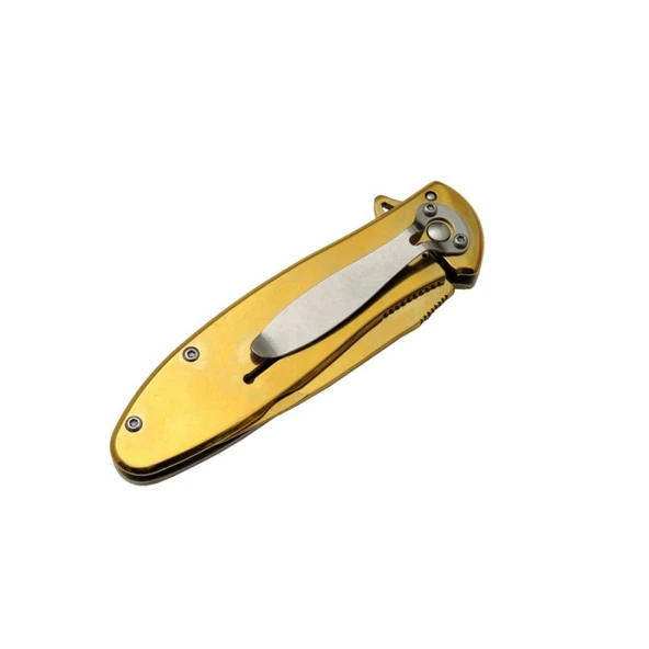 Ayı Çakı Gold Marka:Alaska Ürün Kodu: YSTL2958GD 19,5 CM - Resim 3