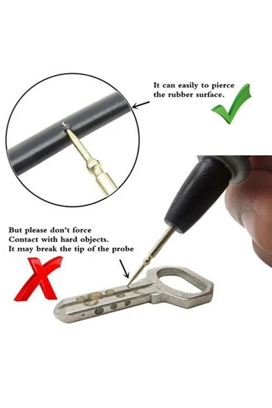 harry Iğne Uç Prob Dijital Multimetre Ölçü Aleti Kablosu Entegre Probu Smd Ler Için - Resim 3