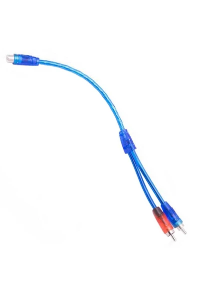 Rabelix Online Marketing Anfi Y Kablo 1 Dişi 2 Erkek 25 Cm Silikon Oto ve Diğer Ses Sistemleri için Gelişmiş sinyal kalitesi - Resim 2