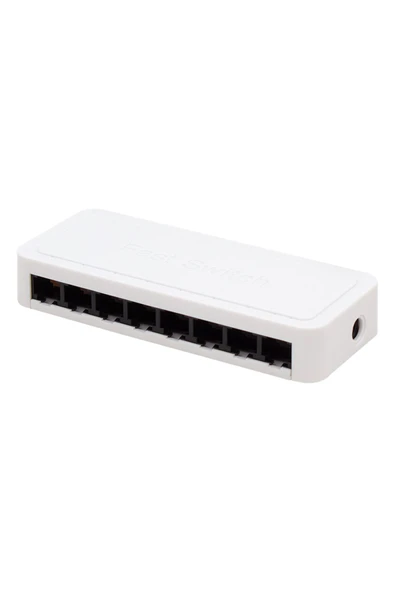 harry 8 Port 10 / 100 Mbit Internet Hub Hup Çoğaltıcı Ethernet Switch Kablo Dağıtıcı Splitter uyumlu - Resim 3