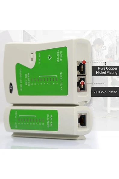harry Ağ Kablo Test Cihazı RJ45 Ethernet Kablo Test Cihazı Lan Cat5 Cat6 CAT7 8P 6P LAN Kablosu Uyumlu - Resim 3