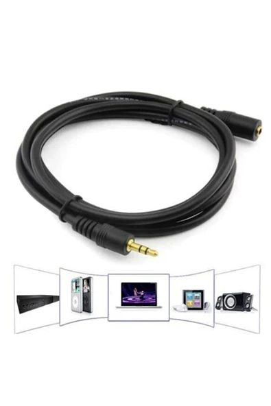 harry 3 Metre 3.5mm Stereo Kulaklık Aux Ses Uzatma Kablosu 3 Mt - 4