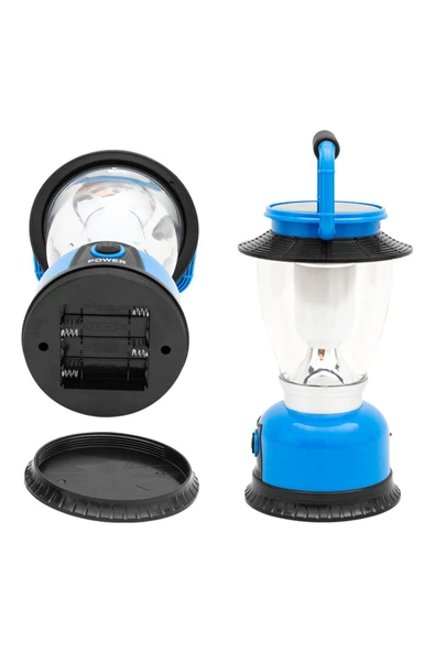 harry Güneş Enerjili Şarj Edilebilir Akülü Ve Pil Ile Çalışan Kamp Lambası 6 Ledli Kamp Feneri - Resim 3