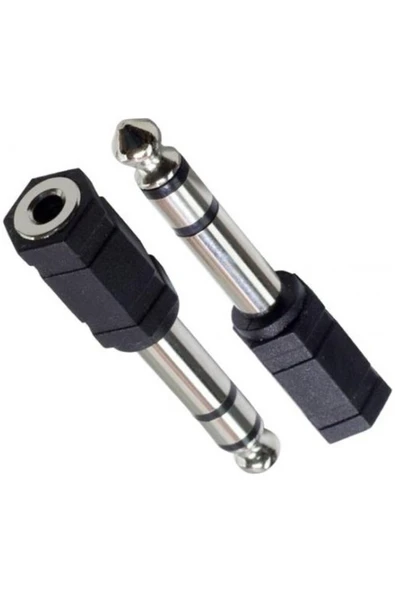 harry 5 Adet 3.5 Mm 6.3 Mm Jack Çevirici Piyano Için Kulaklık Çevirici - Resim 3