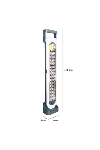 harry 45 Ledli 45 Watt Güneş Enerjili ve Şarjlı Işıldak 5 Fonksiyonlu Aydınlatma Feneri Kamp Lambası - 4