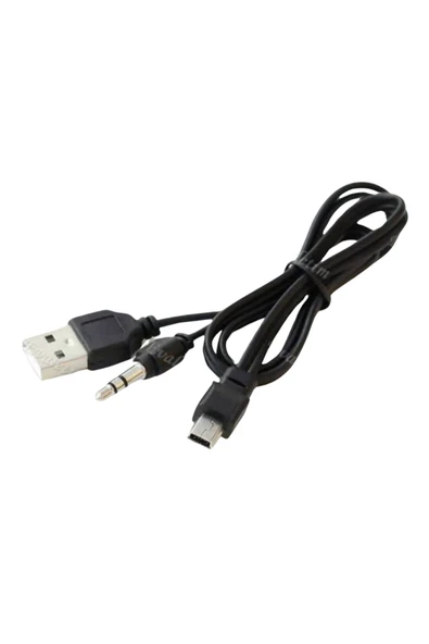 harry Mp3 Mp4 Müzik Kutusu Usb Şarj Ve 3.5mm Aux Kablosu To 5 Pin Mini Çevirici Dönüştürücü Adaptör - 2