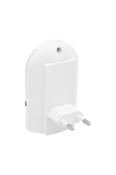 Rabelix Online Marketing 1 Adet Sensörlü Fotoselli Beyaz Led Işık Karanlıkta Otomatik Yanar Çocuk Odası Lambası - Resim 4