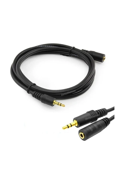 harry 3 Metre 3.5mm Stereo Kulaklık Aux Ses Uzatma Kablosu 3 Mt - 5