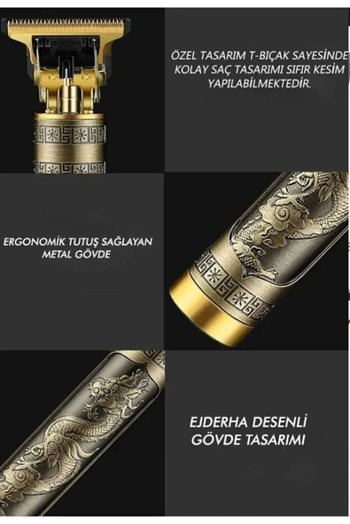 harry Şarjlı Tıraş Makinesi Saç Sakal Lazer Epilasyon Öncesi Kol Bacak Yanak Koltuk Altı Vücut - Resim 7