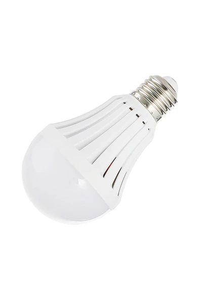 harry Elektrik Gidince Yanar %80 Tasarruflu 5 Watt 6500K Şarjlı Beyaz Led Ampul - Resim 3