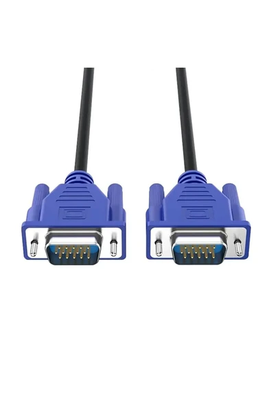harry 3 Metre Orjinal Monitör Ekran Vga Kablosu Pc Lcd Monitör Bağlantı 3m - 1