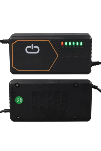 harry 72 Volt 20 Amper Uyumlu C16 Uçlu Şarj Aleti Göstergeli Elektrikli Bisiklet Şarj Cihazı
