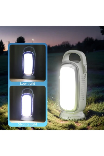 harry Şarjlı Çift Bataryalı Florasan 15 Saat Yanar 60 Ledli 2 Modlu Elektrikler Gittiğinde Yanan Işıldak ürün görseli