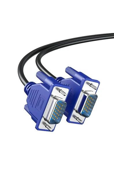 harry 1.5 Metre Monitör Ekran Vga Kablosu Pc Lcd Monitör Bağlantı 1.5m - Resim 2