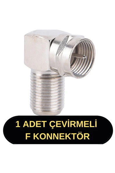 harry 1 Adet L - F Konnektör Hızlı L F Uydu Anten Cihaz Girişi Metal Vidalı Konnektör ürün görseli