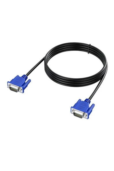 harry 3 Metre Orjinal Monitör Ekran Vga Kablosu Pc Lcd Monitör Bağlantı 3m - 3