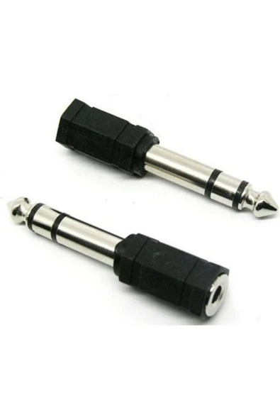 harry 5 Adet 3.5 Mm 6.3 Mm Jack Çevirici Piyano Için Kulaklık Çevirici - Resim 2