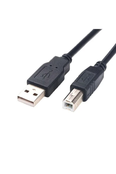 harry 1.5 Metre Canon Pixma E3440 Uyumlu   Siyah Renk Usb Yazıcı Bağlantı Kablosu 1.5mt Printer Kablo - Resim 2