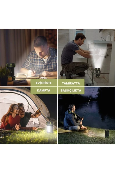 harry Şarjlı 1200 Lümen  800 METRE Mesafeli Su Geçirmez El Feneri ( (ÖN Işık - Arka Işık -Yan Işık) - Resim 6