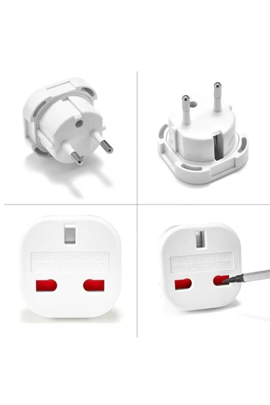 harry Yüksek Kaliteli Ingiliz Fiş Adaptör Çevirici Ingilizi Türke Çevirici Priz Adaptör ürün görseli