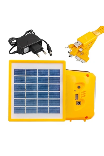 harry SOLAR PANELLİ ŞARJLI IŞILDAK AYDINLATMA SET-POWERBANK ÖZELLİKLİ HER ALANDA KULLANIM - Resim 2