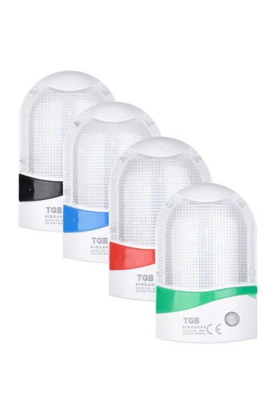 Rabelix Online Marketing 1 Adet Sensörlü Fotoselli Beyaz Led Işık Karanlıkta Otomatik Yanar Çocuk Odası Lambası - Resim 2