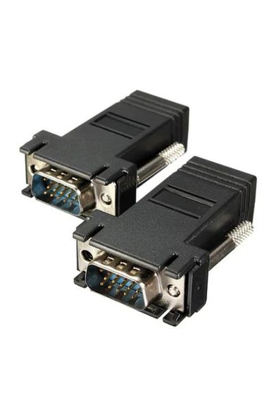harry 2 Adet Tak Çalıştır VGA Extender RJ45 CAT5/CAT6/CAT7 Uzatıcı Çevirici ürün görseli
