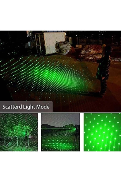 Rabelix Ultra Kaliteli Uzun Menzilli Usb Şarjlı Yeşil Lazer- Kedi Oyuncağı Lazeri - Resim 4