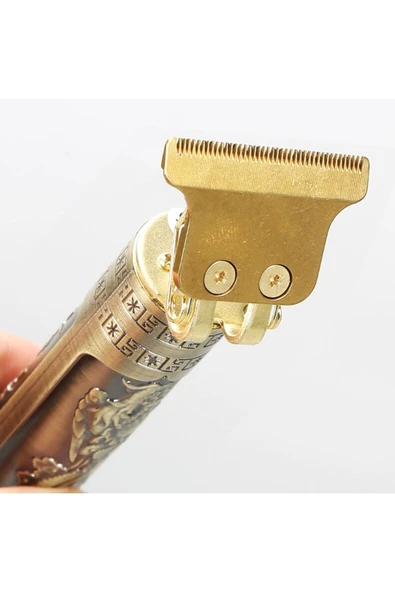 harry T9 ŞARJLI Saç Sakal Kesme Makinesi -Ense Sakal Çizim Tıraş Makinesi - Resim 7