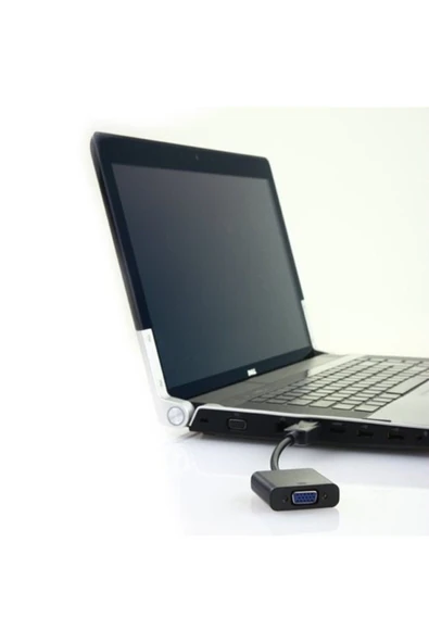 harry Displayport To VGA Uyumlu Çevirici Dönüştürücü Adaptör Dp To Vga Pc Dizüstü Hdtv Monitör - Resim 3