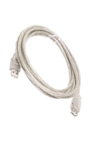 harry 50 Cm Usb 2.0 Uzatma Kablosu Şeffaf Renk - Resim 2