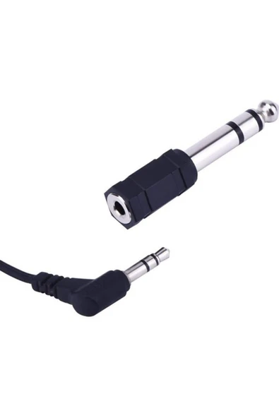 harry 5 Adet 3.5 Mm 6.3 Mm Jack Çevirici Piyano Için Kulaklık Çevirici - Resim 4