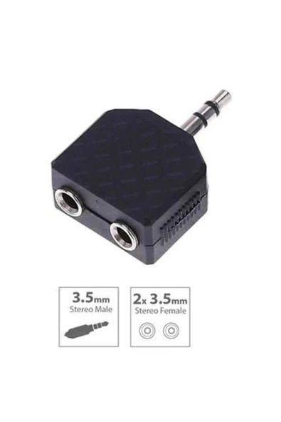 harry 3.5mm Stereo Ses Kulaklık Hoparlör Çoklayıcı Steryo Çoğaltıcı Pc Stereo Telefonlar Mp3 Çalarlar Için ürün görseli