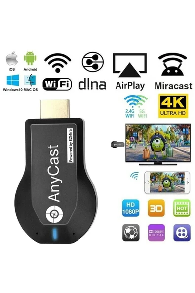 Rabelix Kablosuz HDMI Görüntü + Ses Aktarıcı iOS, MAC, Android, Windows Uyumlu ürün görseli