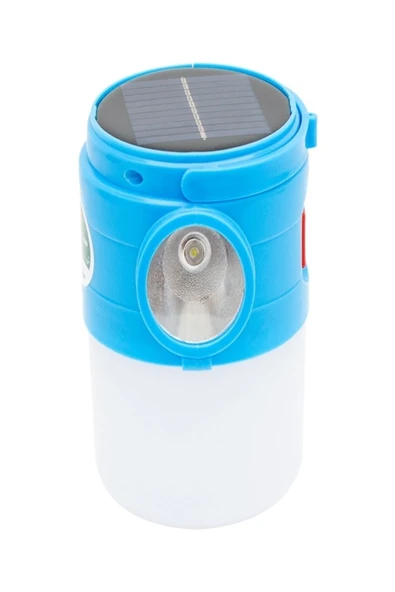 harry Şarjlı Güneş Enerjili Led Işıklı Aydınlatma 100 Watt 4 Modlu Kamp Çadır Lambası El Feneri Işıldak - Resim 2