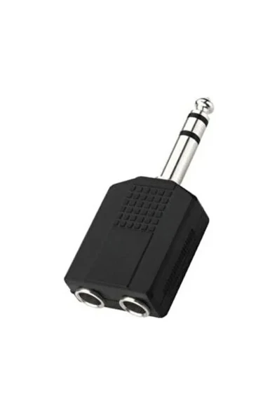 harry 6.3 Mm Erkek 2x 6.3 Mm Dişi Jack Çoğaltıcı Piyano,Gitar,Org,Anfi için Uyumlu Çeviri Dönüştürücü - Resim 3