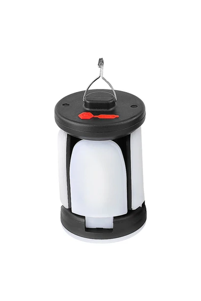 harry Şarjlı 4 Kanatlı Led'li Kancalı 150 Watt 1800 Mah Bağ-Bahçe Karavan Piknik Kamp Lambası - Resim 2