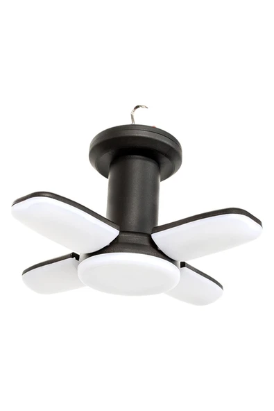 harry Şarjlı 4 Kanatlı Led'li Kancalı 150 Watt 1800 Mah Bağ-Bahçe Karavan Piknik Kamp Lambası ürün görseli