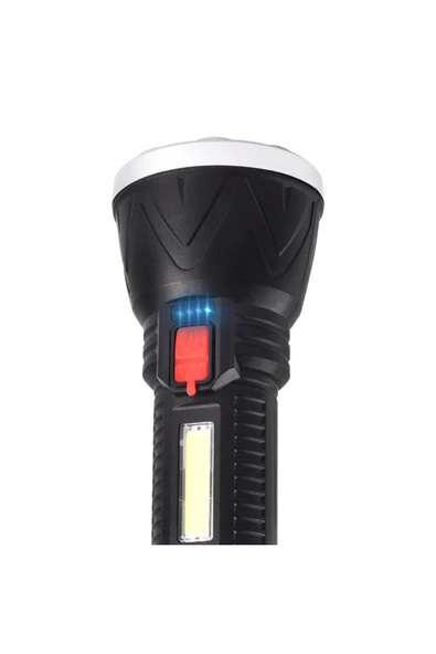 harry 9+1 Ledli + Mini Disko Toplu Şarjlı El Feneri-Suya Dayanıklı 5 Modlu Kamp Lambası - Resim 3