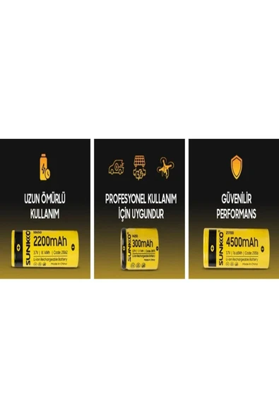 harry 2 ADET 3.7 VOLT 3400 MAH 18650 BAŞLIKSIZ  ŞARJ EDİLEBİLİR PİL 48 GR. - Resim 3